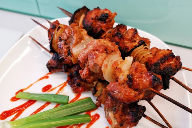 Шашлык из свинины в духовке