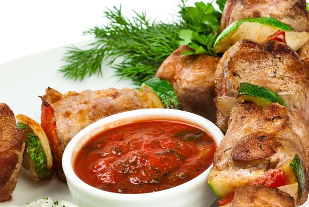 Шашлык на коньяке