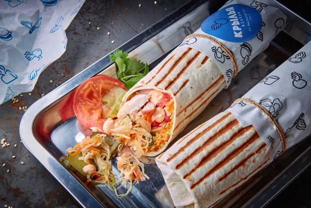 Шаверма с курицей «Крылья»