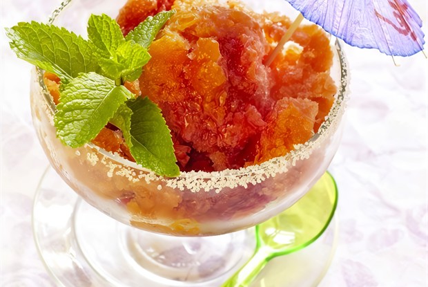 Шербет из чая «Эрл Грей» с лимоном