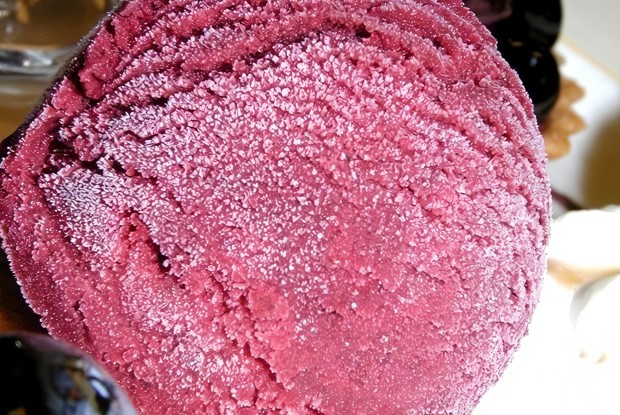 Шербет из черники с кагором