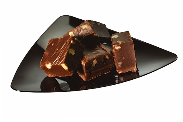 Шоколадная помадка с фисташками