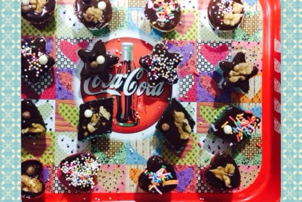 Шоколадные конфеты с орехом пекан и апельсином