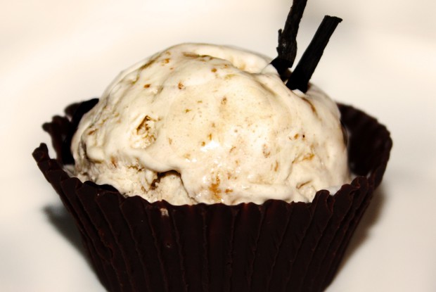 Шоколадные корзиночки с банановым муссом