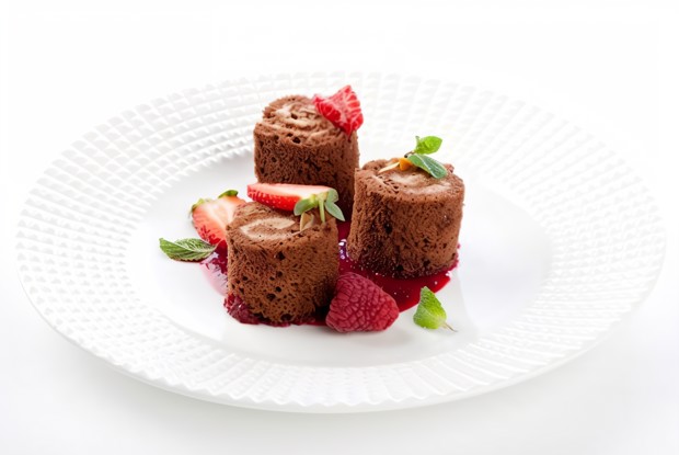 Шоколадные рулетики с кремом из шоколадной рикотты Unagrande