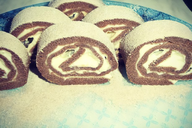 Шоколадные рулетики