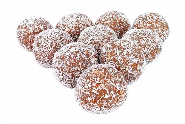 Шоколадные трюфели с карри и манго