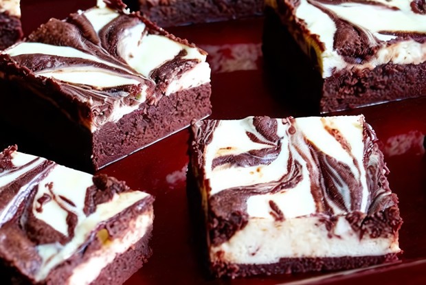 Шоколадный брауни с маскарпоне