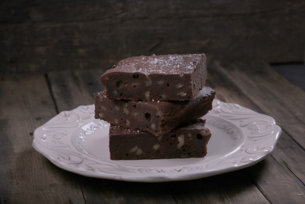 Шоколадный брауни с морской солью