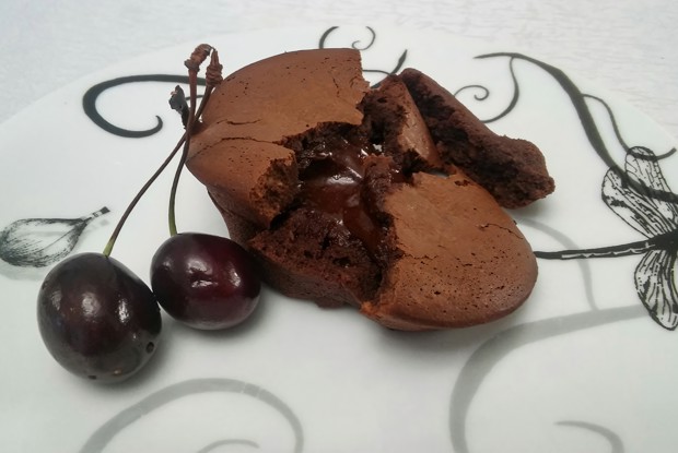 Шоколадный флан с тростниковым сахаром