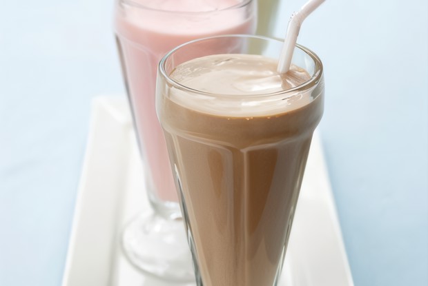 Шоколадный милкшейк с нотками мяты