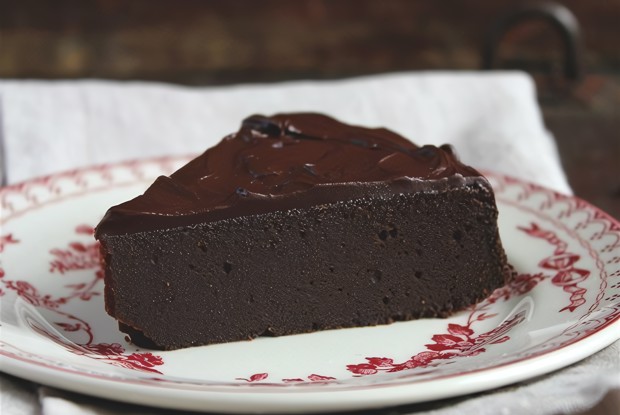 Шоколадный пирог с ганашем