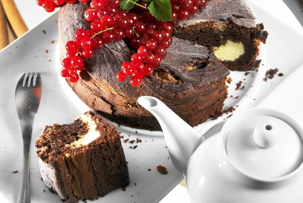 Шоколадный пирог с маскарпоне