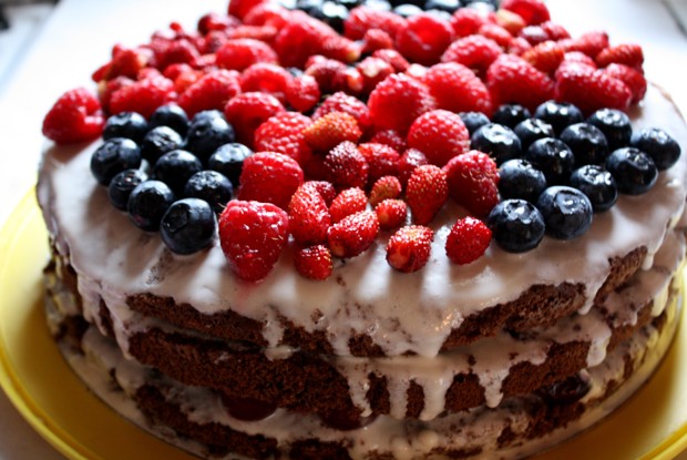 Шоколадный торт «Черный лес»