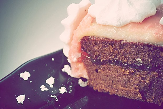 Шоколадный торт с джемом