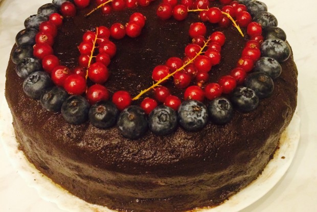 Шоколадный торт с маскарпоне
