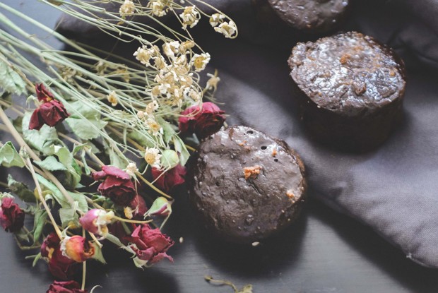 Шоколадно-банановые маффины