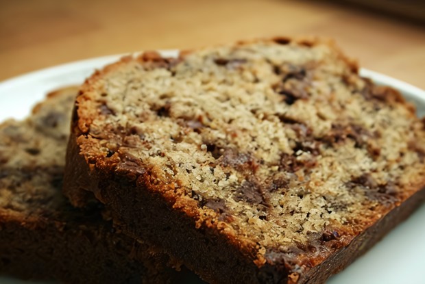 Шоколадно-банановый хлеб