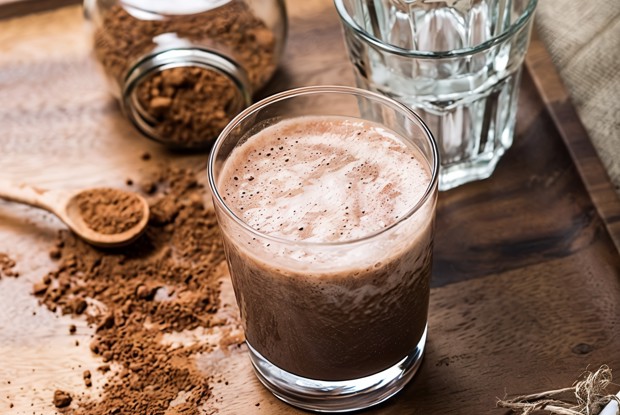 Шоколадно-банановый смузи