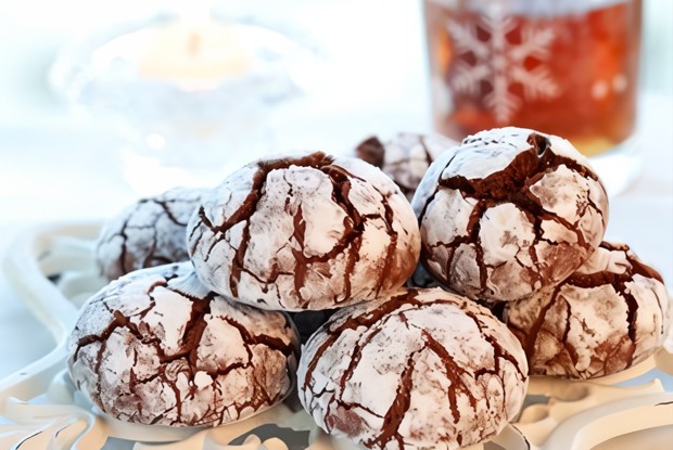 Шоколадно-имбирное печенье