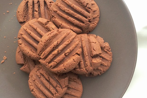 Шоколадно-каштановое печенье