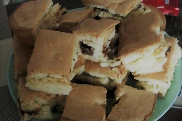 Шоколадно-кокосовый пирог