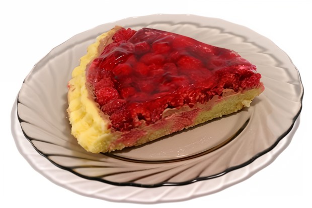 Шоколадно-малиновый клафути