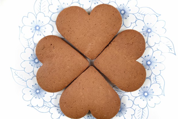 Шоколадно-марципановые сердца к 14 февраля