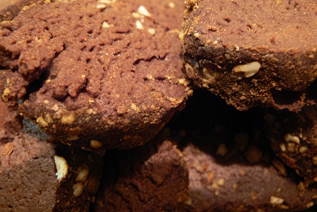 Шоколадно-миндальное печенье