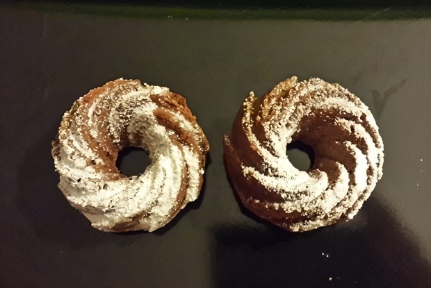 Шоколадно-творожные кексы