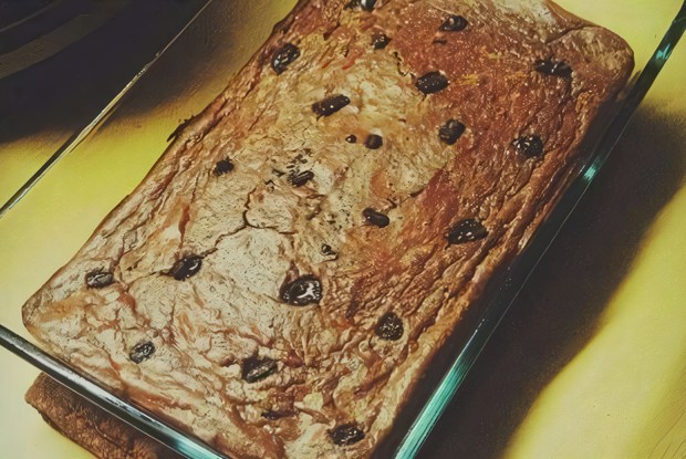 Шоколадно-творожный брауни с вишней