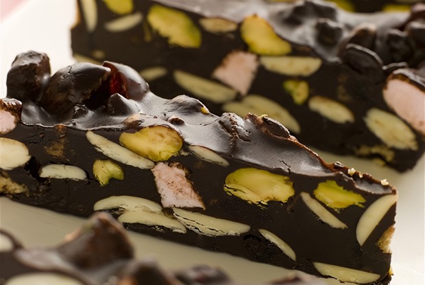 Шоколадное печенье с фисташками