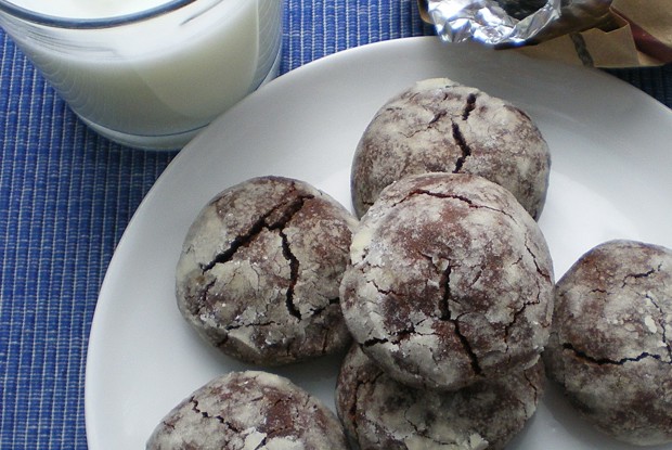 Шоколадное печенье с кофе