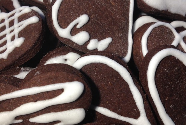 Шоколадное печенье с пряностями