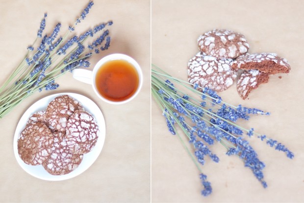 Шоколадное потрескавшееся печенье