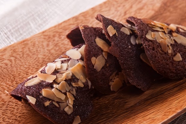 Шоколадное сахарное печенье