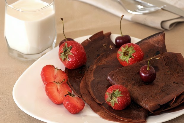 Шоколадные блинчики