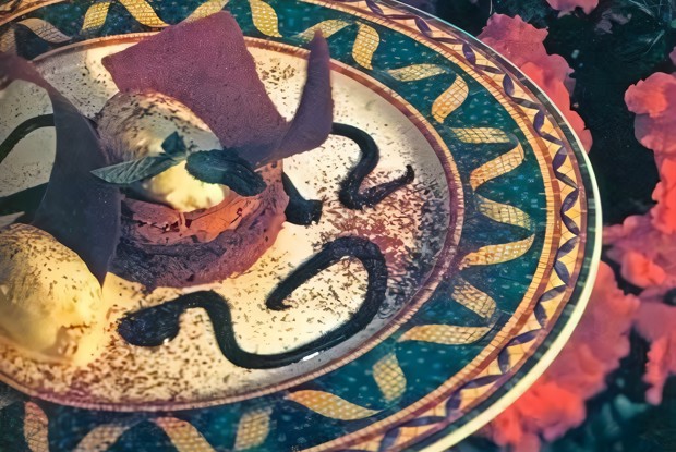 Шоколадный крем-мусс с эстрагоном