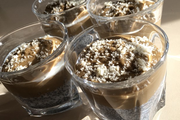 Шоколадный мусс с чиа