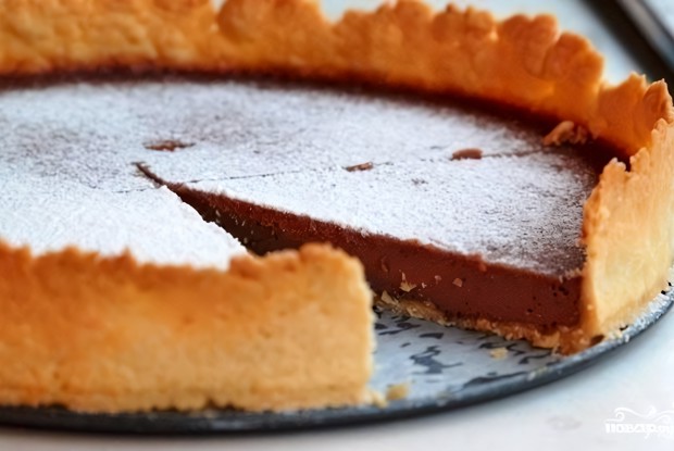 Шоколадный тарт.