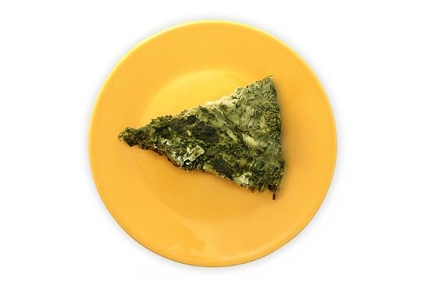 Шпинат, запеченый с яйцом