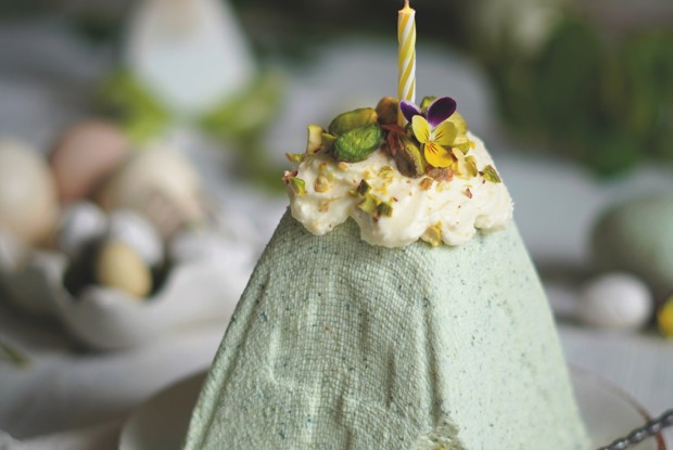 Шпинатная пасха с лимонным ароматом