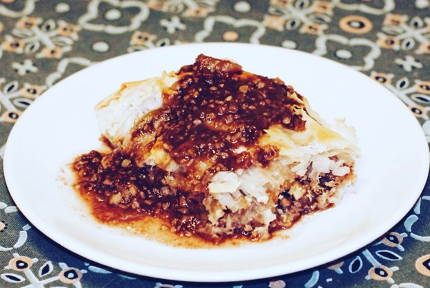 Штрудель с пьяными грушами