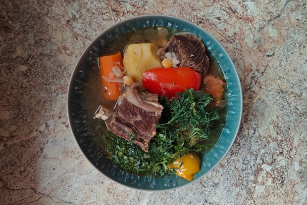 Шурпа на костре