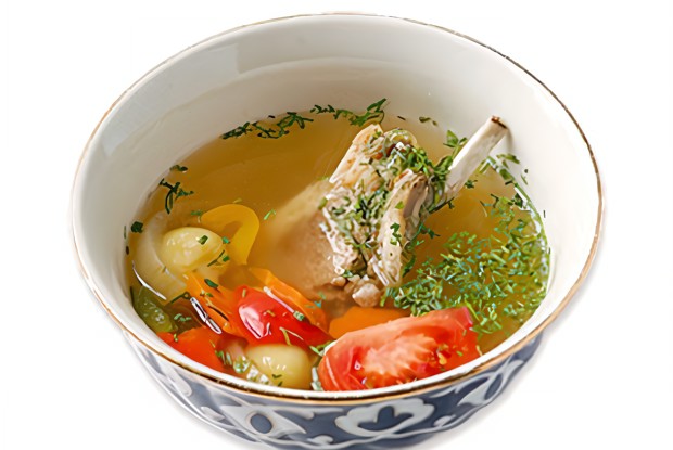 Шурпа с салом