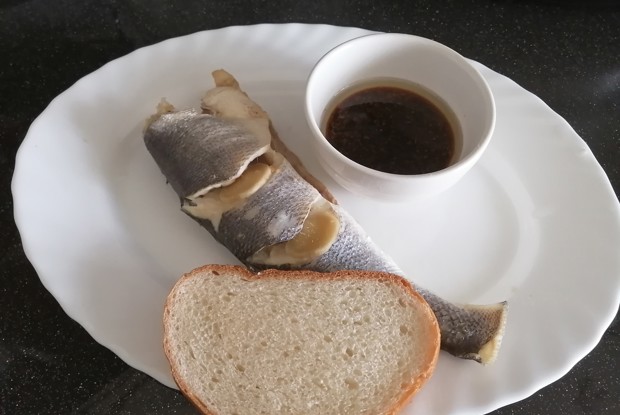 Сибас на пару с тайским соусом