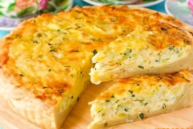 Сырный пирог «Четыре сыра»