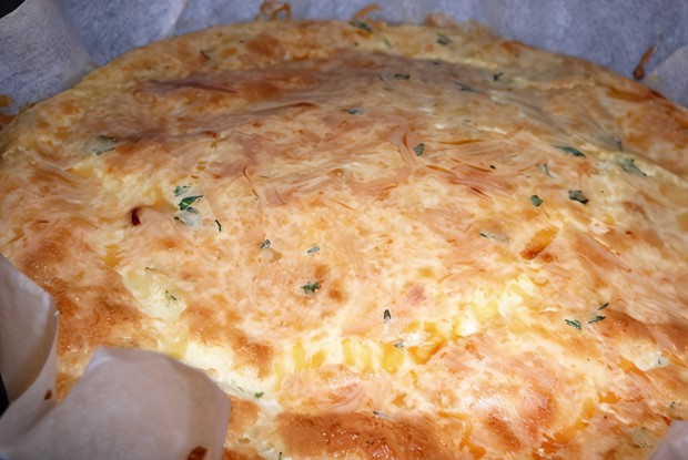 Сырный пирог-суфле