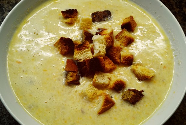 Сырный суп-пюре