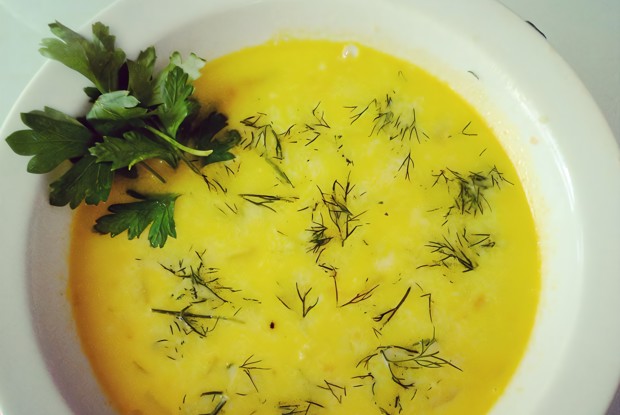 Сырный суп по-французски